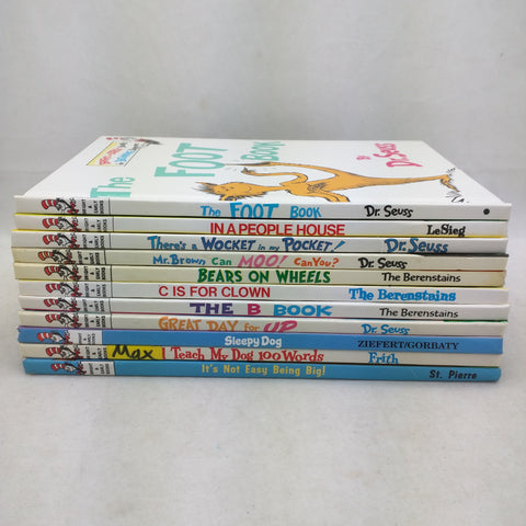 11 Bright and Early Books Dr Seuss Book Small Logo Book Club Version for Beginning Beginners