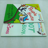 2 Bright and Early Books Dr Seuss The Foot Book Small Logo Book Club Version for Beginning Beginners