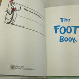 2 Bright and Early Books Dr Seuss The Foot Book Small Logo Book Club Version for Beginning Beginners