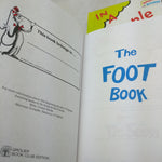 2 Bright and Early Books Dr Seuss The Foot Book Small Logo Book Club Version for Beginning Beginners