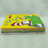 5 Kohl's 8X11 Collector's Edition Dr Seuss Book Lot Eyes Shut Oh say Brown Cow Thinks Fox Socks
