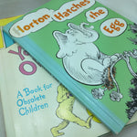 4 Large 8X11 Dr Seuss Book Lot Places You'll Go Horton Hatches the Egg Old Once Hears a Who