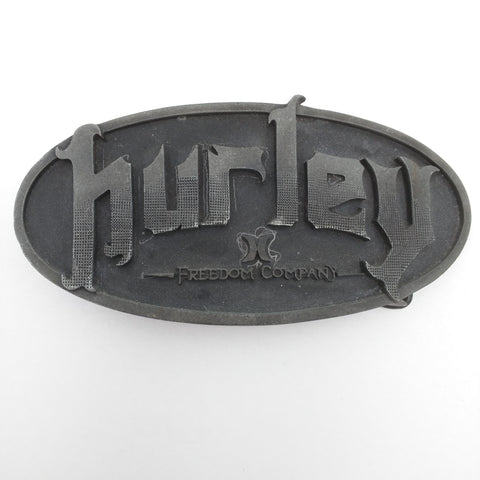 Hurley Freedom Company Logo Belt Buckle Vintage Lead Free