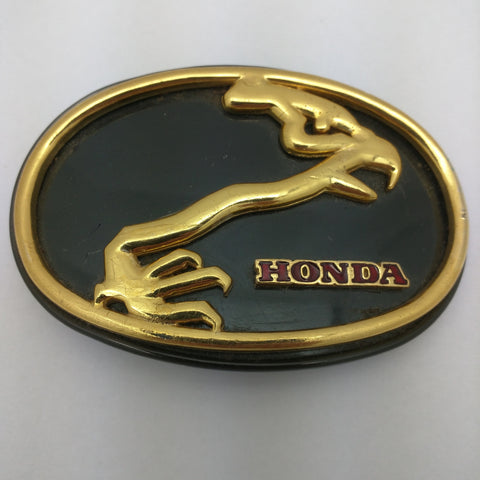 AS-IS Gold Wing Eagle Logo Honda Motorcycle Belt Buckle Vintage Biker Rider ATV