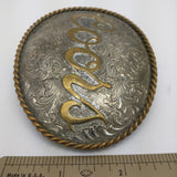 Coors Beer Western Montana Silversmiths Belt Buckle Vintage Sterling Silver Plate Cowboy Rodeo