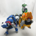 Combinable Sound Light Voltron Legendary Defender Lions DWA 2017 Playmates Blue Green Yellow