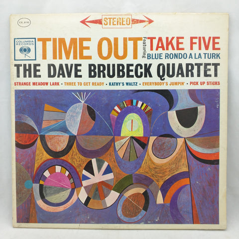 CS 8192 Time Out Take Five The Dave Brubeck Quartet LP Record Vintage Jazz