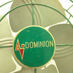 Dominion Fan Electric 10" 1 Speed Oscillating Table Fan 2011-A Works Vintage