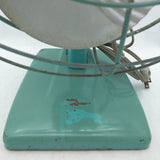 Dominion Fan Electric 10" 1 Speed Oscillating Table Fan 2011-A Works Vintage