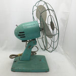 Dominion Fan Electric 10" 1 Speed Oscillating Table Fan 2011-A Works Vintage