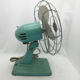 Dominion Fan Electric 10" 1 Speed Oscillating Table Fan 2011-A Works Vintage