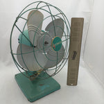 Dominion Fan Electric 10" 1 Speed Oscillating Table Fan 2011-A Works Vintage