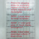 O’Lipfa Olfa Cutters & mats Lip Edge Ruler Model No. 11111 Quilting 24” x 5” Vtg