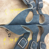 38 L7 M5 Black 3 Strap Narrow Birkenstock Shoes Sandals Sandels