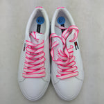 6.5 Tommy Hilfiger Flint 2 Sneakers NEVER WORN White Pink Womens Street Chic Shoes Lace Up