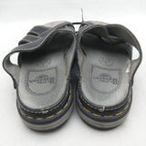 6 US England Black CrissCross Chunky Air Wair Dr Martens 9508 Doc Martins Strap Leather Shoes Sandals Sandels Dr. Vintage