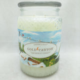 Large Gold Canyon Candle Clean Sheets Fragrance 2 Wick 26 oz New