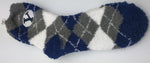 NEW 3 Pair BYU Socks Women Argyle Soft Fuzzy Brigham Young University Winter Dongel Bay