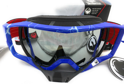 Vendetta Goggles Ride the Hills Ionized Blue Lightning AFT Dragon Alliance