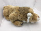FOLKMANIS VINTAGE SABER-TOOTHED CAT / TIGER HAND PUPPET RARE plush stuffed tooth