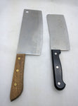 TWO Cleaver 13.5" 812 Kiwi, 11.5 Showtime Six Star Stainless knife