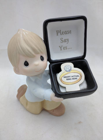 Precious Moments For The One I Love Please Say Yes Figurine 113007 Proposal wedding