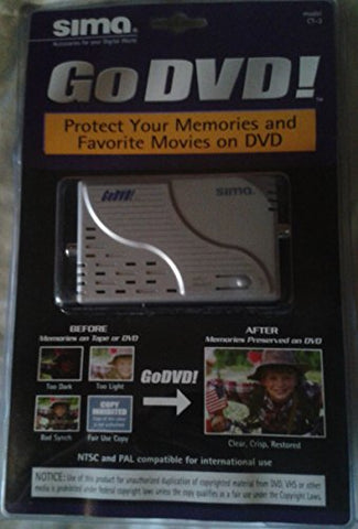 Sima CT-2 Digital Video Enhancer and Duplicator Go DVD Transfer Media