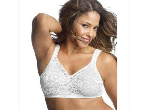 4716 Playtex Lined Soft Cup Lace WIreless Comfort Strap Breathable