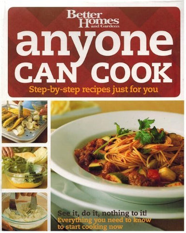 anyone can cook (Step-by-step recipes just for you) [Ring-bound] Tricia Laning
