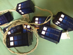SOLD!!!!!  Dr Who Christmas Lights Telephone Booth