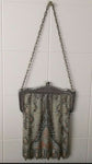 Mesh Purse ART DECO NOUVEAU Chain Mail Metal Antique Vintage Handbag
