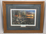 Twilight Fire Jim Hansel Print Framed Wood 20x17