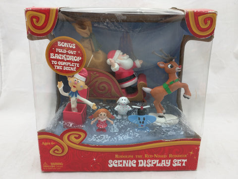 Rudolph The Red-Nosed Reindeer Scenic Displays Set