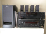 Sony Stereo Amp Sub 5 CD Receiver 4 Speakers STR-DE925