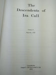 Chesterfield Idaho The Descendants of Ira Call Volume II/2 Christensen Litton Smith Phillips Bancroft Defects