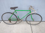 Schwinn Varsity Bike Bicycle Green Vintage Ideale 61 Saddle Road