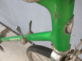 Schwinn Varsity Bike Bicycle Green Vintage Ideale 61 Saddle Road