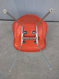 Herman Miller Chair Fiberglass Orange Mid Century