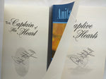 2 Signed 1st Anita Stansfield Book The Captain of Her Heart Captive Hearts SC