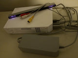 Nintendo Wii White Console RVL-001 W/Power supply, Cable, Sensor, No Controller