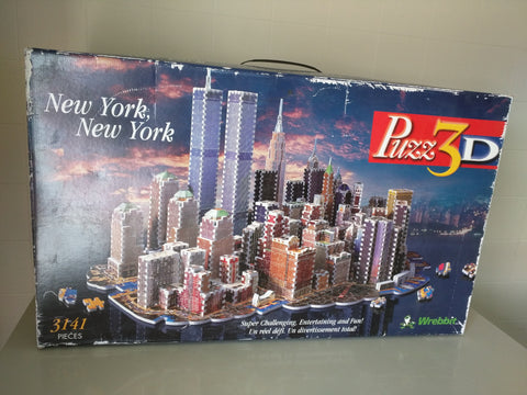 Twin Towers New York Puzz3D Wrebbit Puzzle 3 Dimensional