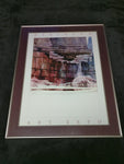 The Waterfall I Michael Atkinson Art Expo Print Poster Framed