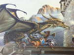 Chris Achilleos Dragonspell Poster Print Framed Dragon Castle