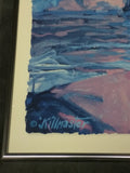 John Killmaster Print Signed River Rocks Landscape Boise Idaho