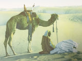 Prayer in the Desert Print 5060 Camel Middle East Charles Makin