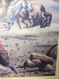 Buffalo Hunt Print only 1992 art resources