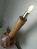 Solid Wood Mid-Century Table Lamp Teak Handmade Hardwoods