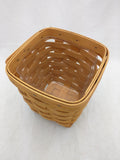 1998 5x5x6 Protector Longaberger Basket Woven Small