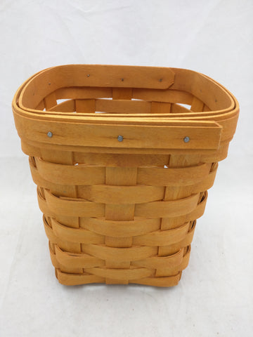 2002 5x5x6 Longaberger Basket Woven Small