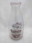 Montpelier Dairy Products Milk Bottle Idaho Lakeview Butter Quart